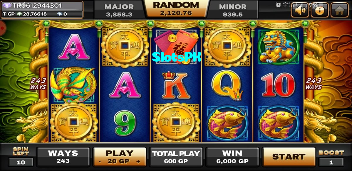 SlotsPK casino presented on mobile device in Pakistan with slots and live games